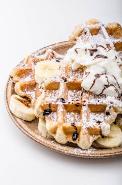 Şeker waffle ürün fotoğraf