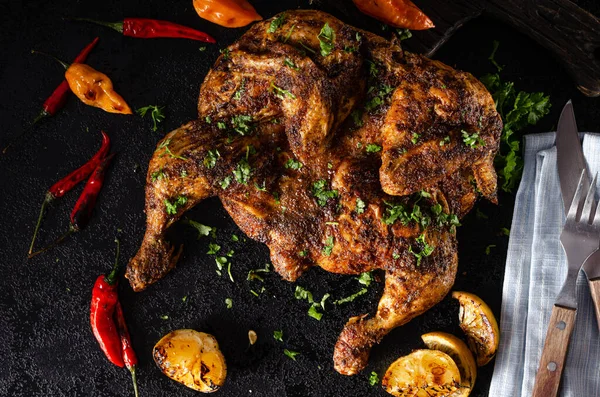 Pikantny kurczak z grilla — Zdjęcie stockowe