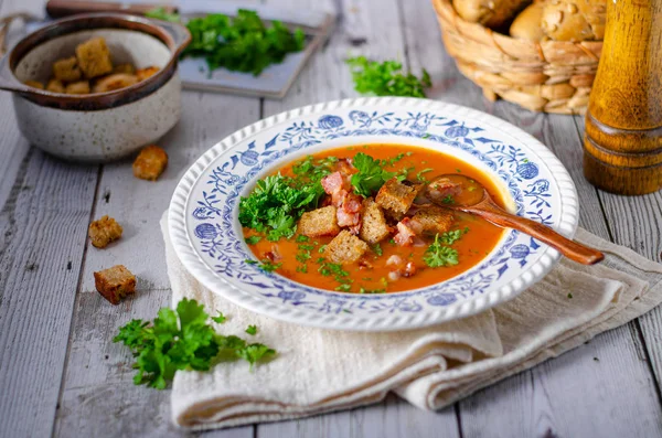 おいしいグーラッシュ スープ — ストック写真