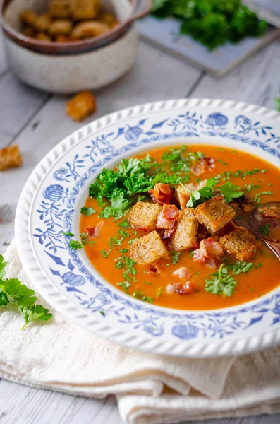 Deliziosa zuppa di gulasch — Foto Stock