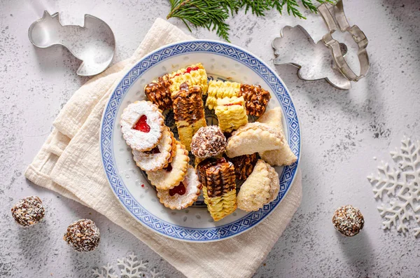 Biscoitos doces de Natal tcheco — Fotografia de Stock