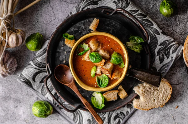 Sopa de goulash caseira deliciosa — Fotografia de Stock