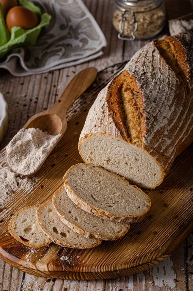 Homemade caraway bread — Stock Photo, Image