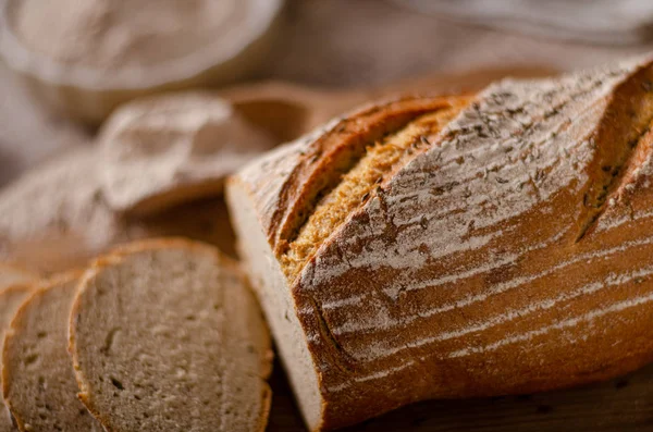 Домашний мясной хлеб — стоковое фото