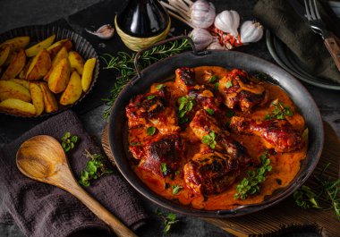 Hot and spicy tikka chicken