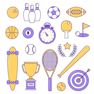 Spor Icons set