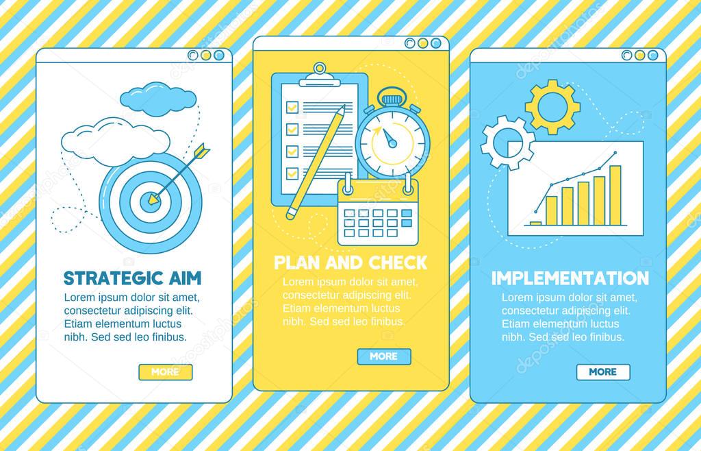 Action plan UI app design