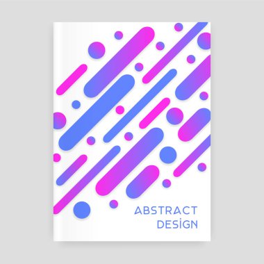 soyut broşür tasarımı 