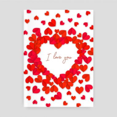 Kartpostal kalpli seni seviyorum