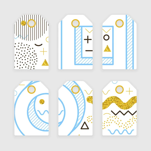 Memphis tarzı etiketleri