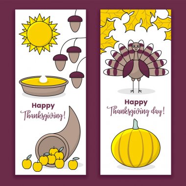 Şükran günü afiş pasta ve Türkiye ile