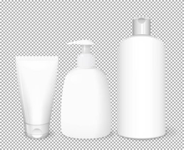 Kozmetik beyaz şablonları