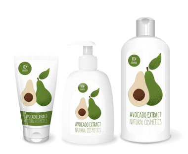 Kozmetik beyaz şablonları