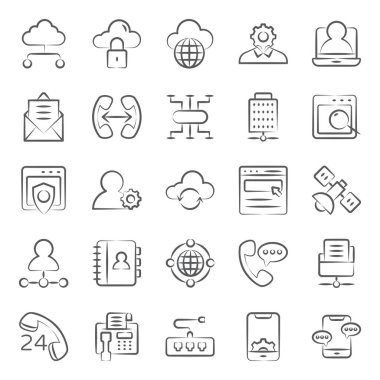 Kavramsal Çizgi Simgeleri Paketi