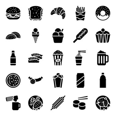 Bu paket fast food ile ilgili simgeler isteyen herkes için. O zaman ne bekliyorsun! İndirme butonuna tıklayın ve bu lezzetli sokak yiyeceklerini paketleyin..