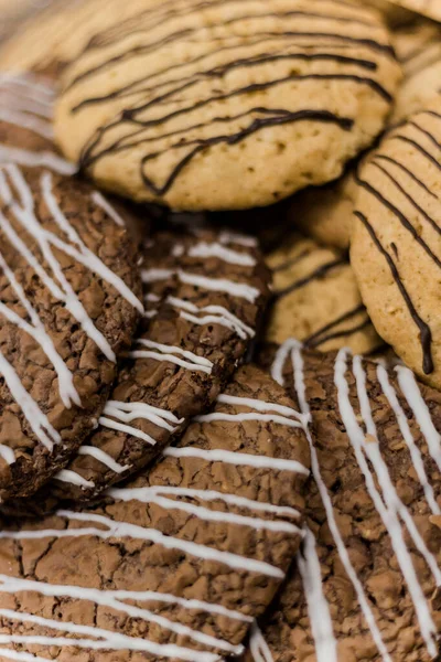 Вкусное Домашнее Шоколадное Печенье — стоковое фото