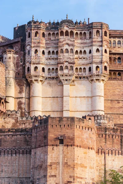 Forte de Mehrangarh em Jodhpur, Rajasthan, Índia. — Fotografia de Stock