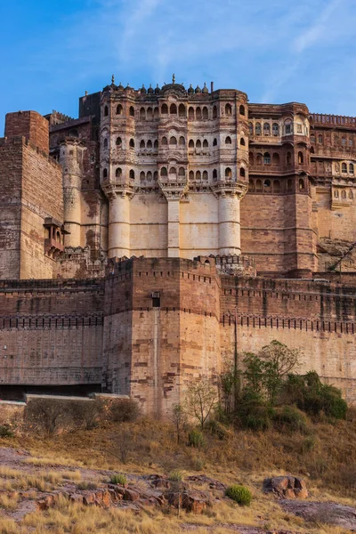 Forte de Mehrangarh em Jodhpur, Rajasthan, Índia. — Fotografia de Stock