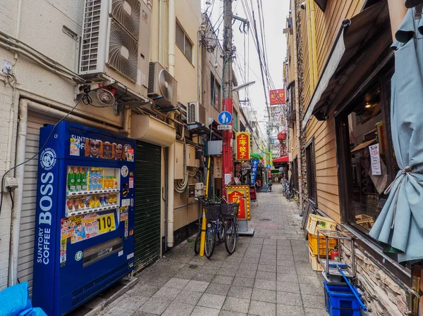 Piccolo vicolo a Dotonbori — Foto Stock