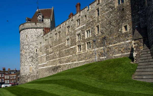 Walls of Windsor Castle Stock Photo