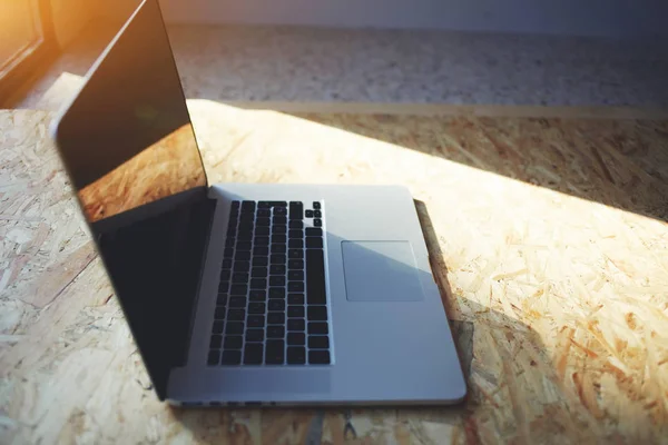 Closely image of open laptop — Stock Photo, Image