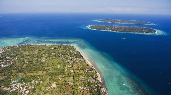 Gili-eilanden met ongelooflijke diversiteit van het zeeleven — Stockfoto