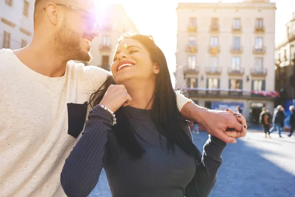 Casal romântico na felicidade, conceito — Fotografia de Stock