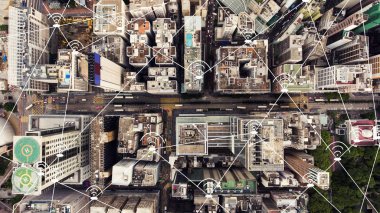 bir Hong Kong cityscape fotoğrafı 