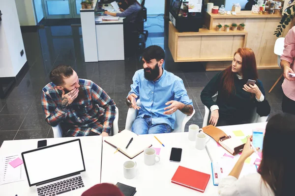 Group of IT professionals working