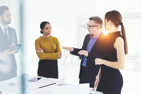 Reunión corporativa de negocios — Foto de Stock