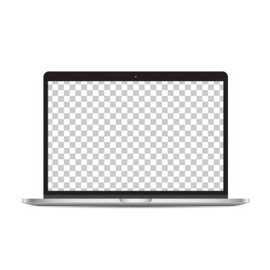 Laptop ve akıllı telefon modelleme ekran png arka planda izole edildi.
