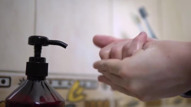 手部清洁剂清洁剂清洁剂清洁剂清洁剂 — 图库视频影像