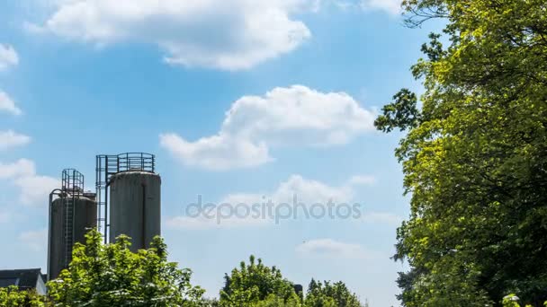 Timelapse of Irish train paaing by. Railway — Stock Video