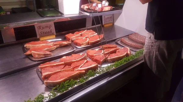 Pretoria Sudáfrica Feb 2019 Carne Fresca Maders Slaghuis Pretoria Una — Foto de Stock