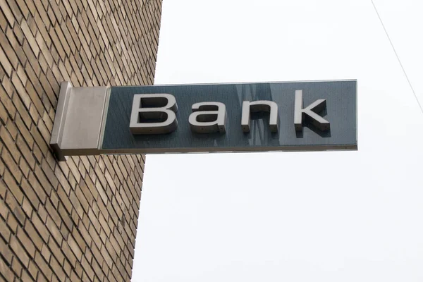丹麦兰德斯 2020年3月2日 兰德斯丹斯克银行大楼的标志 — 图库照片
