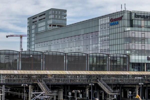 Aarhus Dänemark März 2020 Bahnhof Von Aarhus Mit Schienen Unter — Stockfoto