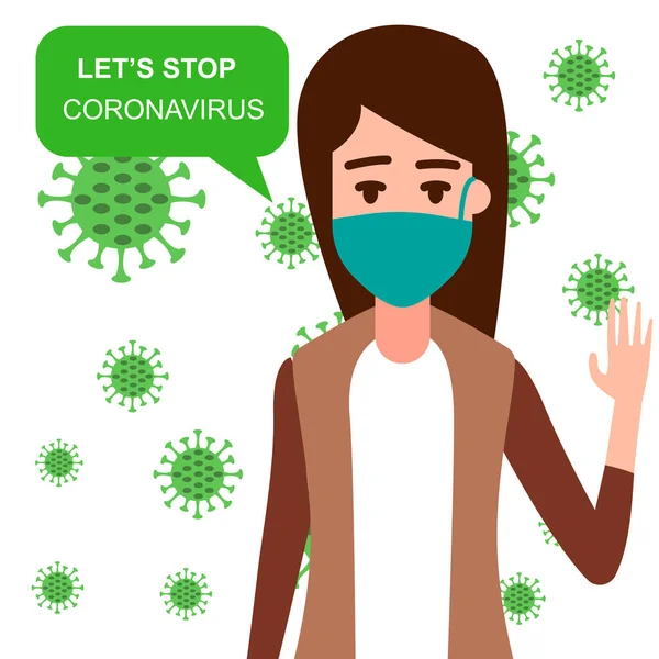 Stop Coronavirus Bacon Cell Icon 2019 Ncov Novel Coronavirus Bacon — стоковый вектор