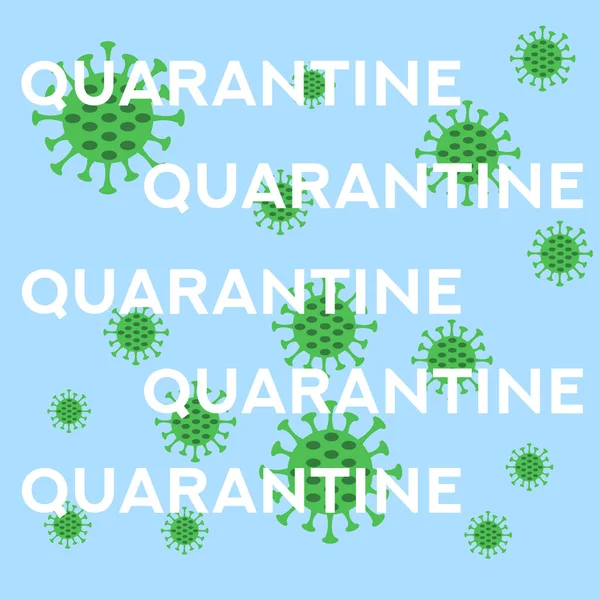 Карантин Stop Coronavirus Coronavirus Bacteria Cell Icon 2019 Ncov Novel — стоковий вектор