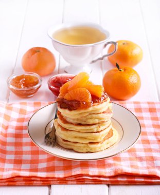 Mandalina tepesi ile Pancakes