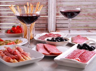 Mix meze ve et ürünleri 