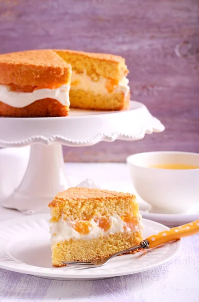 Sandwich sponge cake — Stock Photo, Image