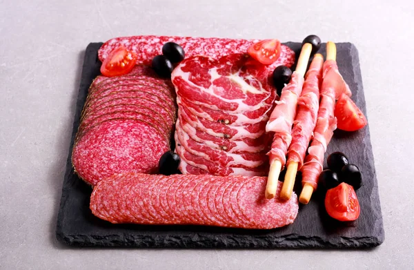 Mix produktów mięsnych — Zdjęcie stockowe