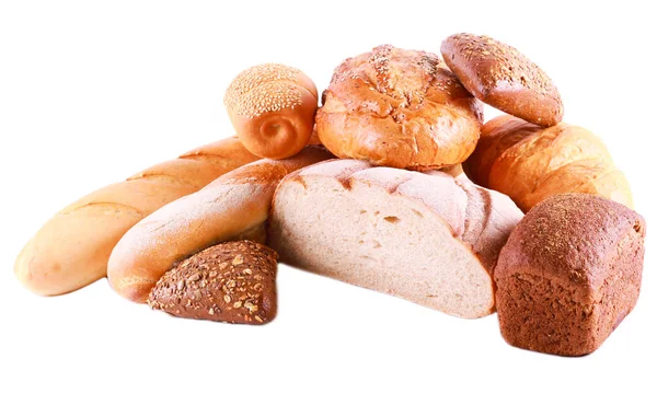 Diferentes tipos de pão — Fotografia de Stock