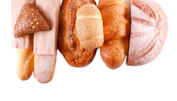 Diversi tipi di pane — Foto Stock