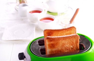 Bir tost makinesi, mutfak iç tost 