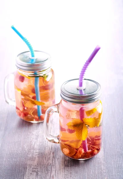 Fruit and berry compote drink — Stock Photo, Image