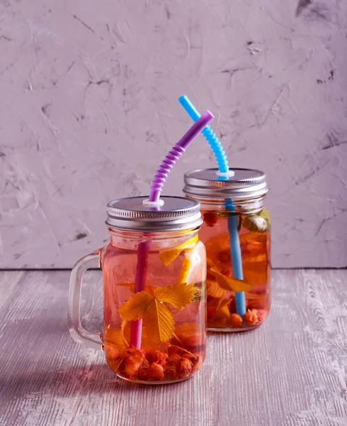 Fruit and berry compote drink — Stock Photo, Image