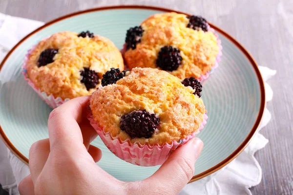 BlackBerry Mısır unu kekler