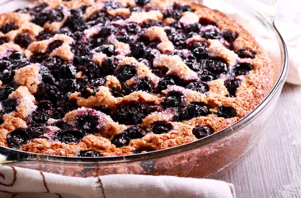 Pastel de mantequilla de trigo integral con bayas — Foto de Stock