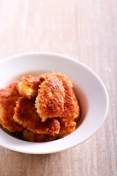 Nuggets de peito de frango , — Fotografia de Stock